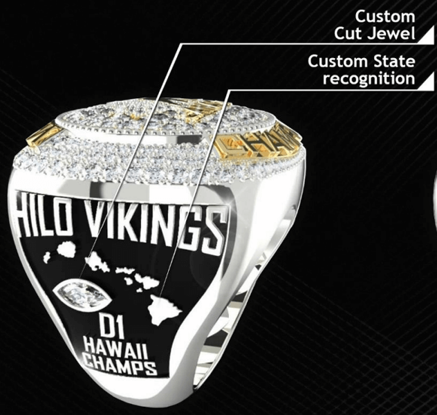 custom softball rings