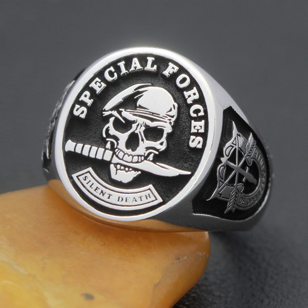 United States Army Special Forces Green Berets 925 Sterling Silver Ring Custom Your Jewelry On Online