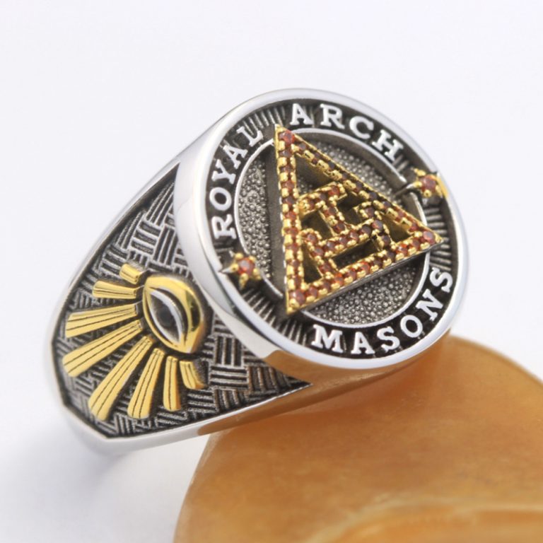 Holy York Rite Royal Arch Keystone KSHTWSST Masonic Sterling Silver ...